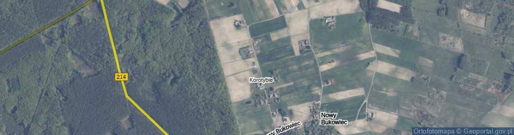 Zdjęcie satelitarne Nowy Bukowiec ul.